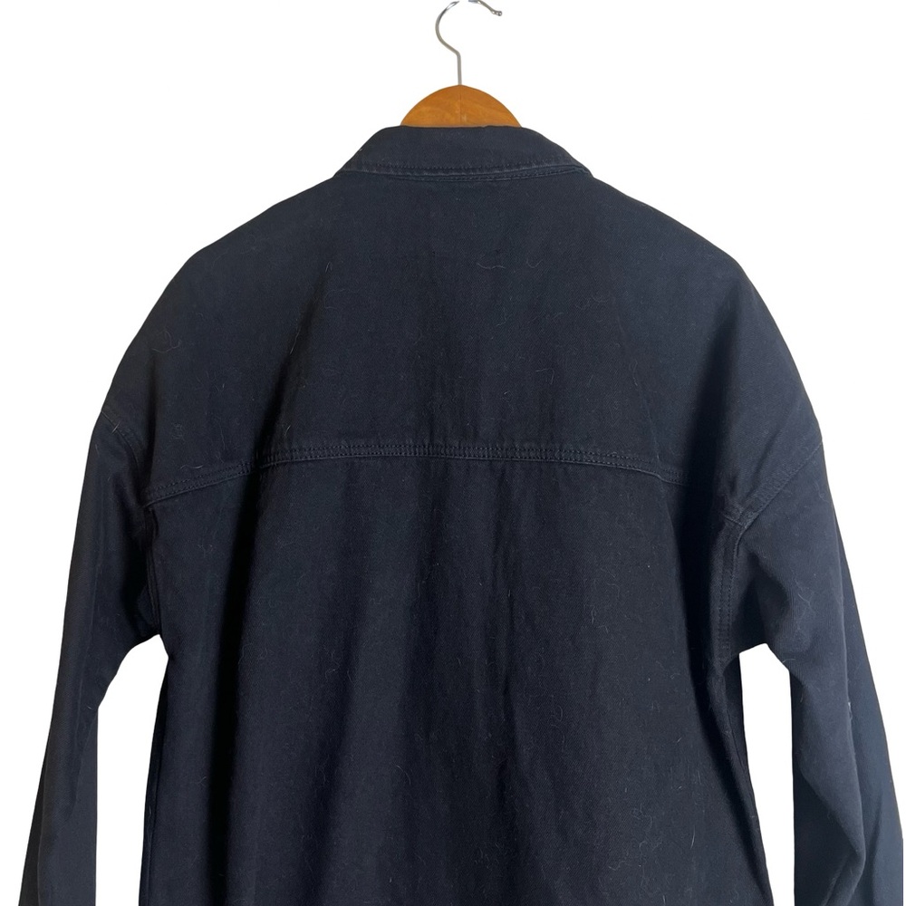 Hudson Los Angeles black demin shirt. Size medium - Picture 6 of 7